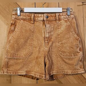 Universal Thread Women's Washed Rust Brown Denim Shorts